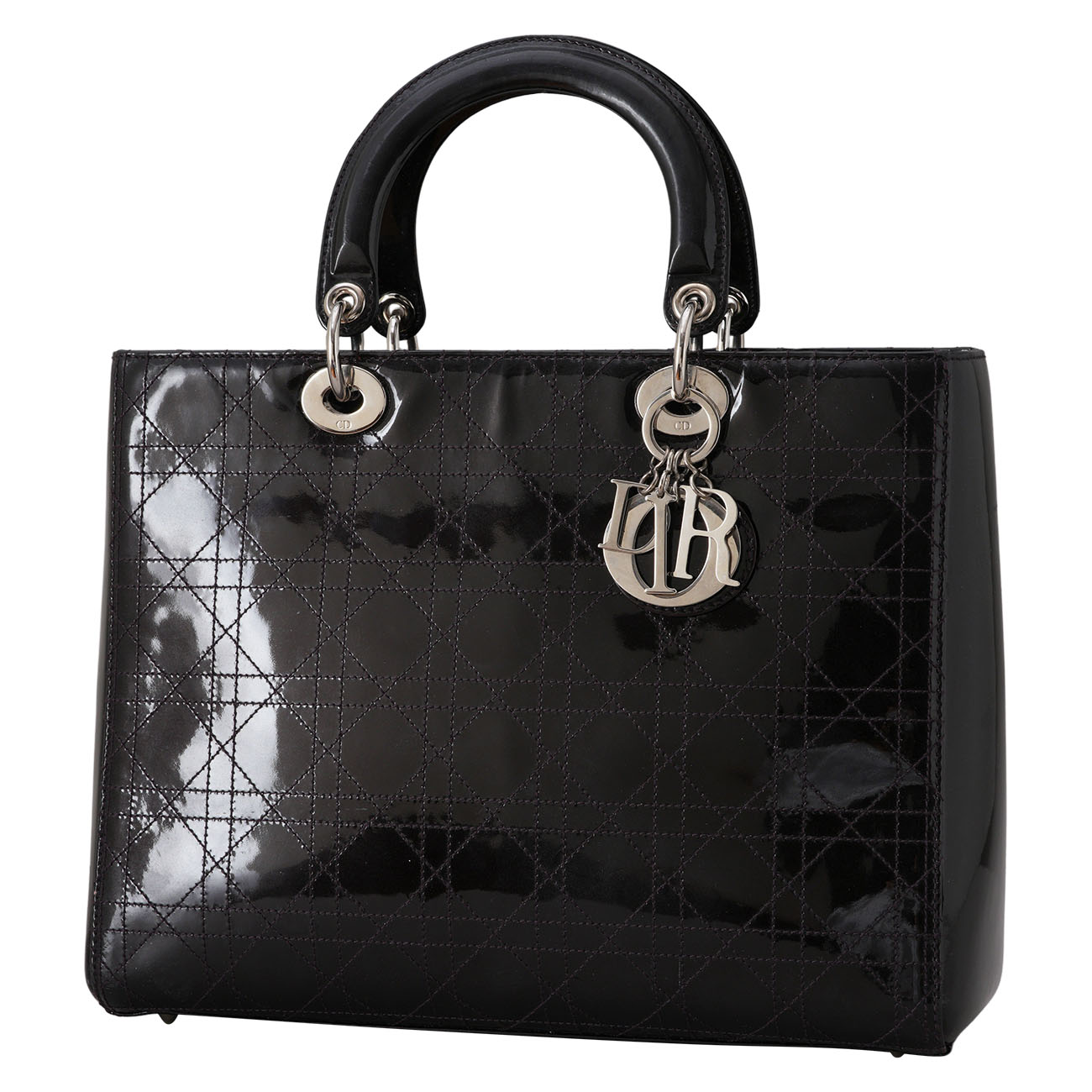 CHRISTIAN DIOR(USED)디올 페이던트 레이디백 라지